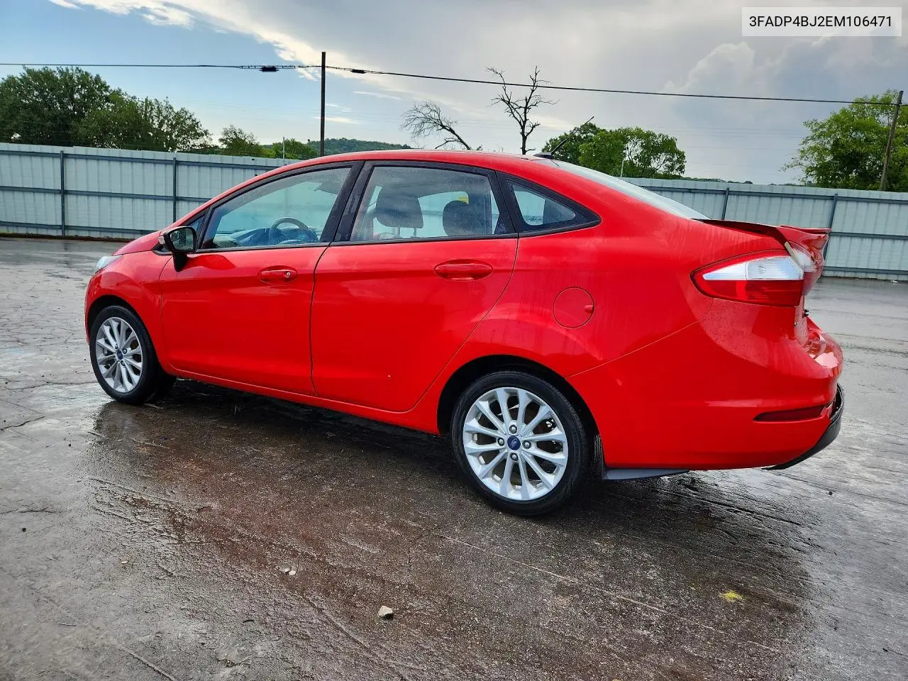 2014 Ford Fiesta Se VIN: 3FADP4BJ2EM106471 Lot: 59746956