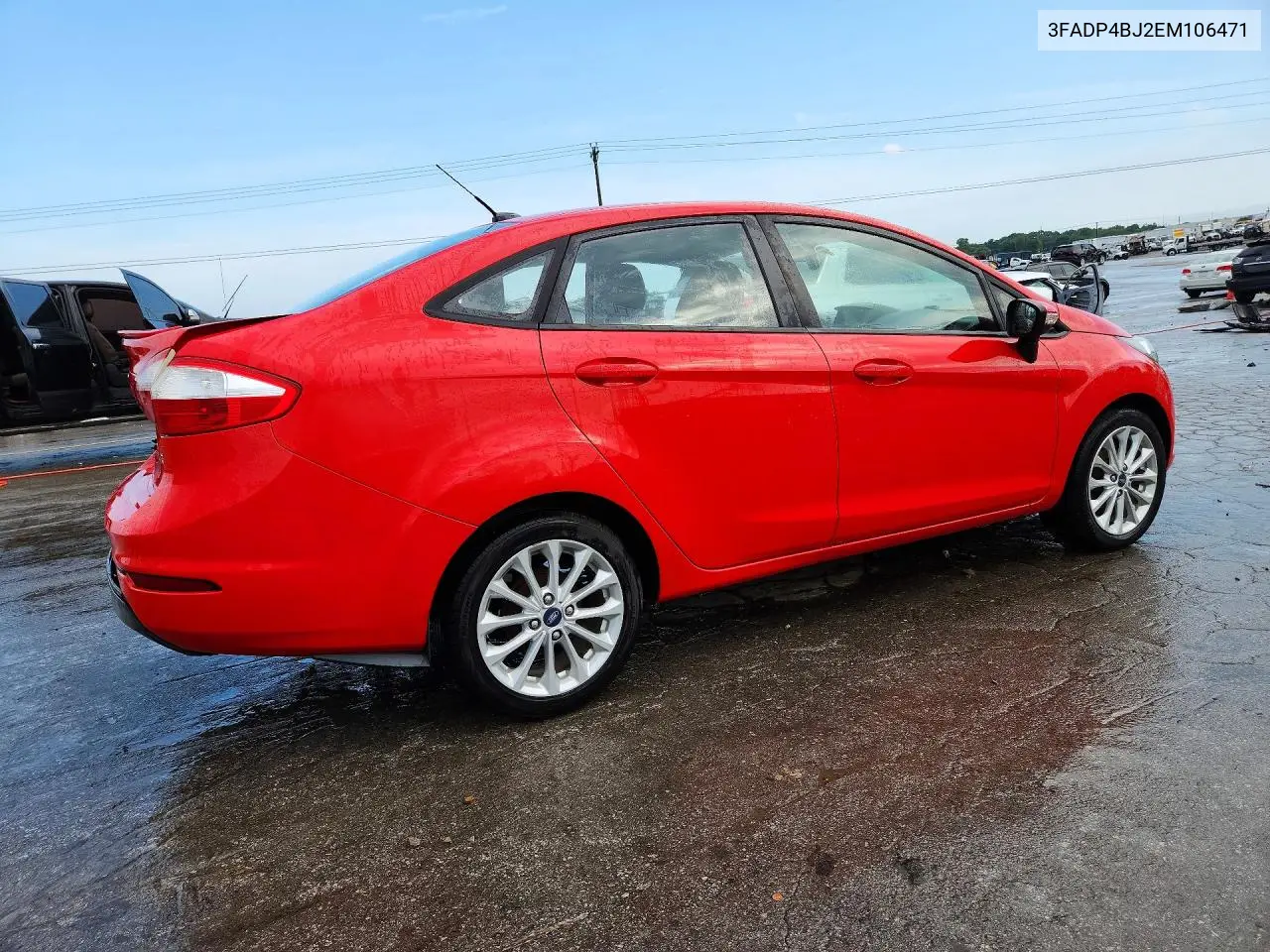 2014 Ford Fiesta Se VIN: 3FADP4BJ2EM106471 Lot: 59746956