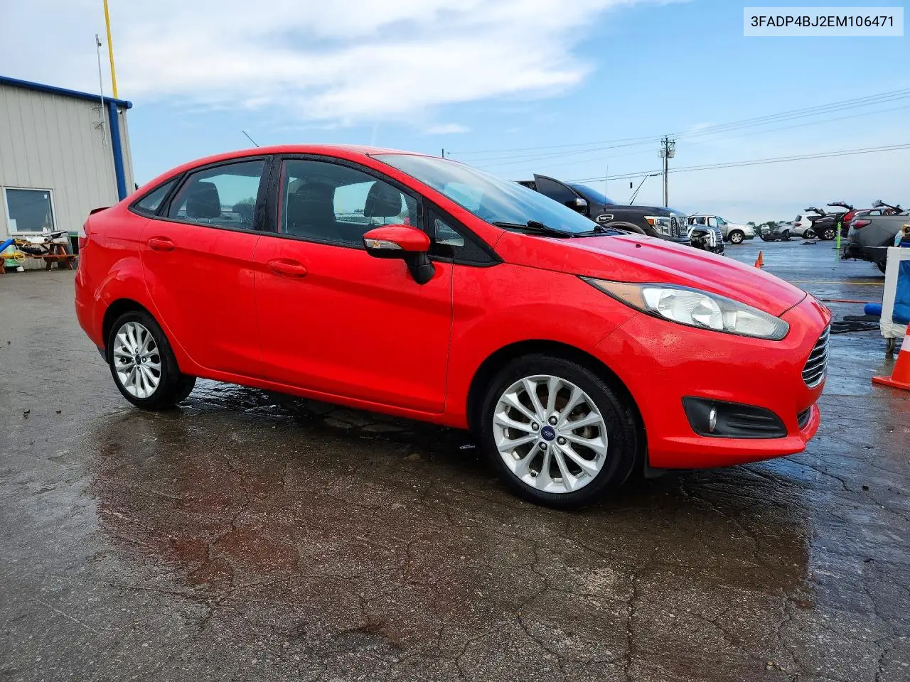 2014 Ford Fiesta Se VIN: 3FADP4BJ2EM106471 Lot: 59746956