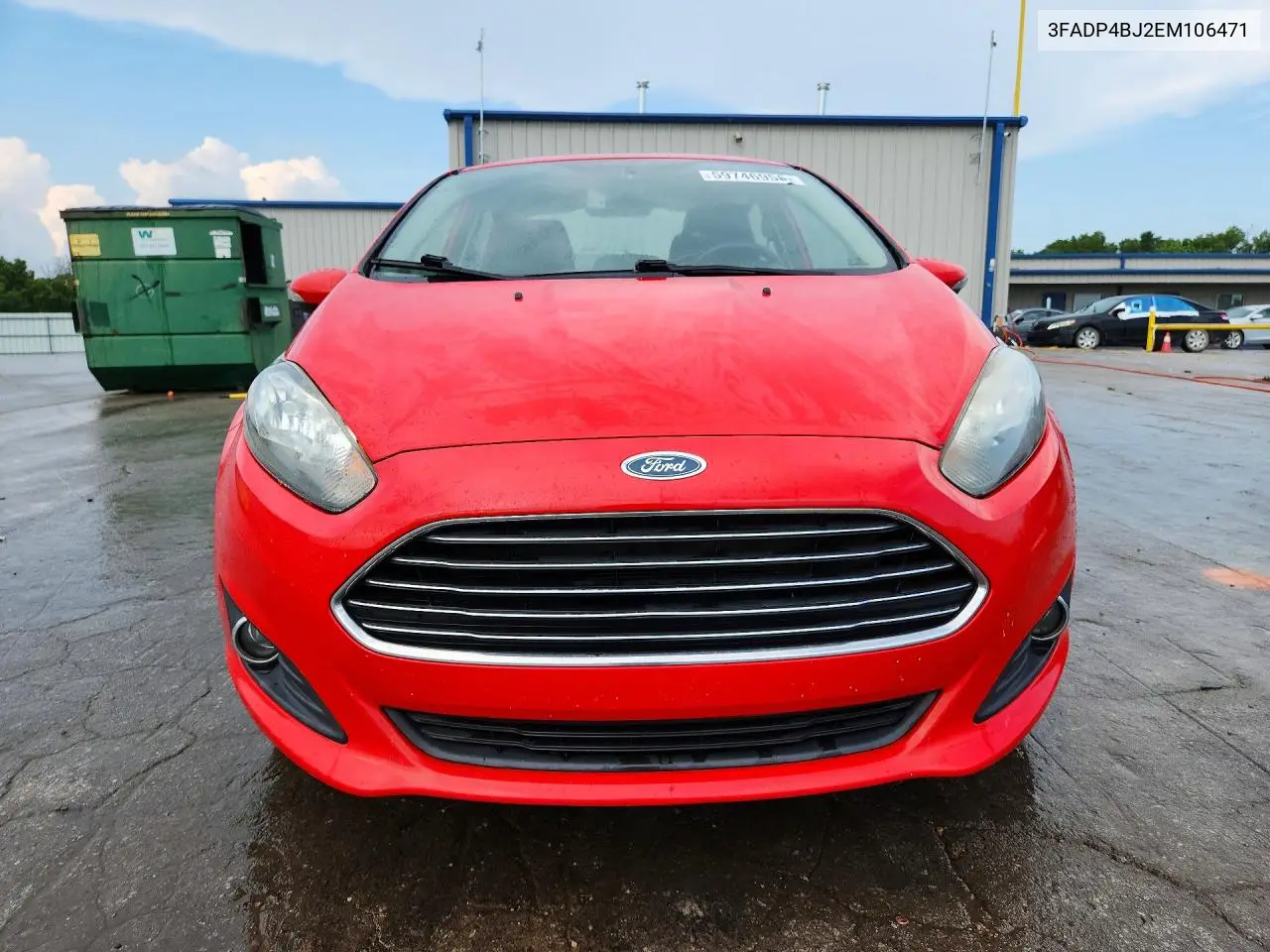 2014 Ford Fiesta Se VIN: 3FADP4BJ2EM106471 Lot: 59746956