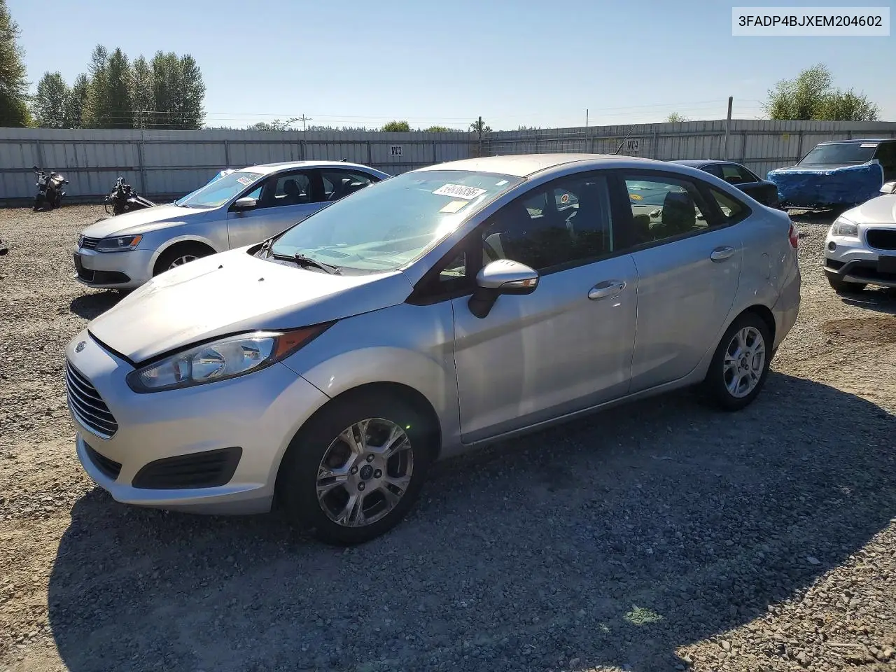 2014 Ford Fiesta Se VIN: 3FADP4BJXEM204602 Lot: 59886856