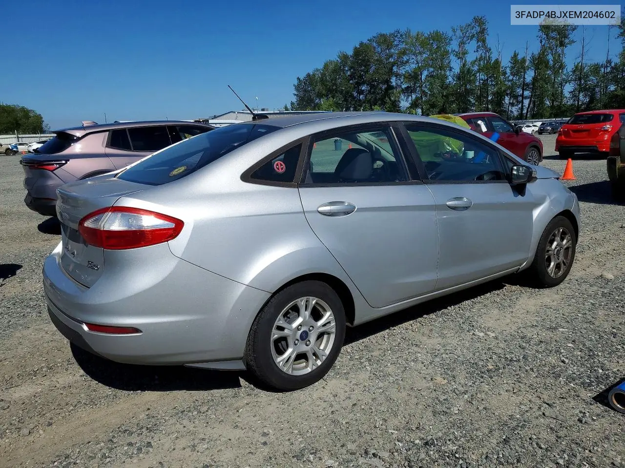 2014 Ford Fiesta Se VIN: 3FADP4BJXEM204602 Lot: 59886856