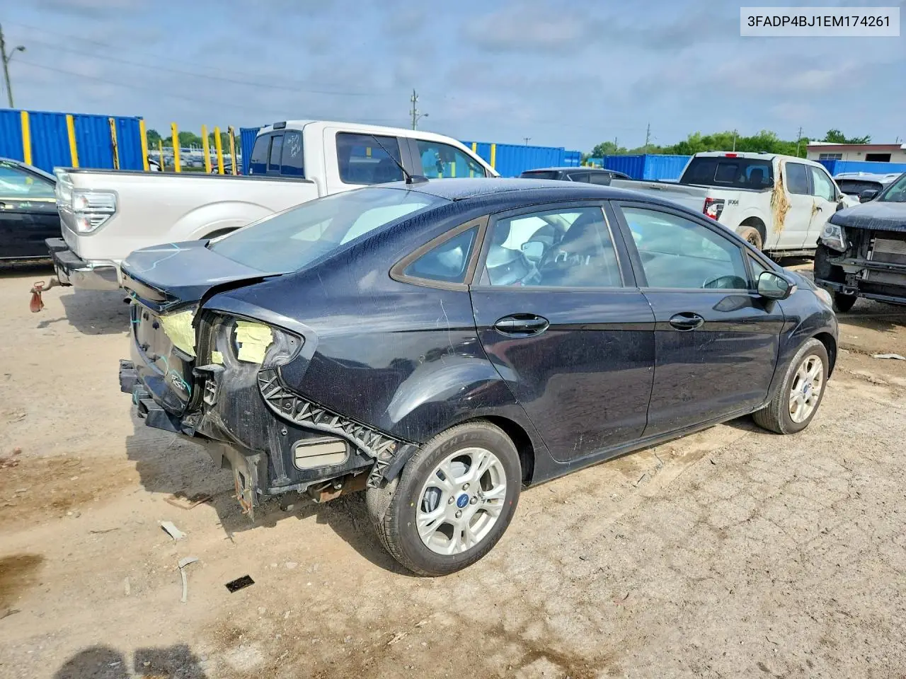 2014 Ford Fiesta Se VIN: 3FADP4BJ1EM174261 Lot: 59951926