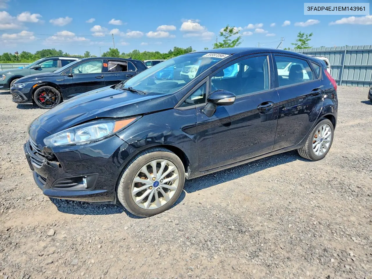 2014 Ford Fiesta Se VIN: 3FADP4EJ1EM143961 Lot: 59997096