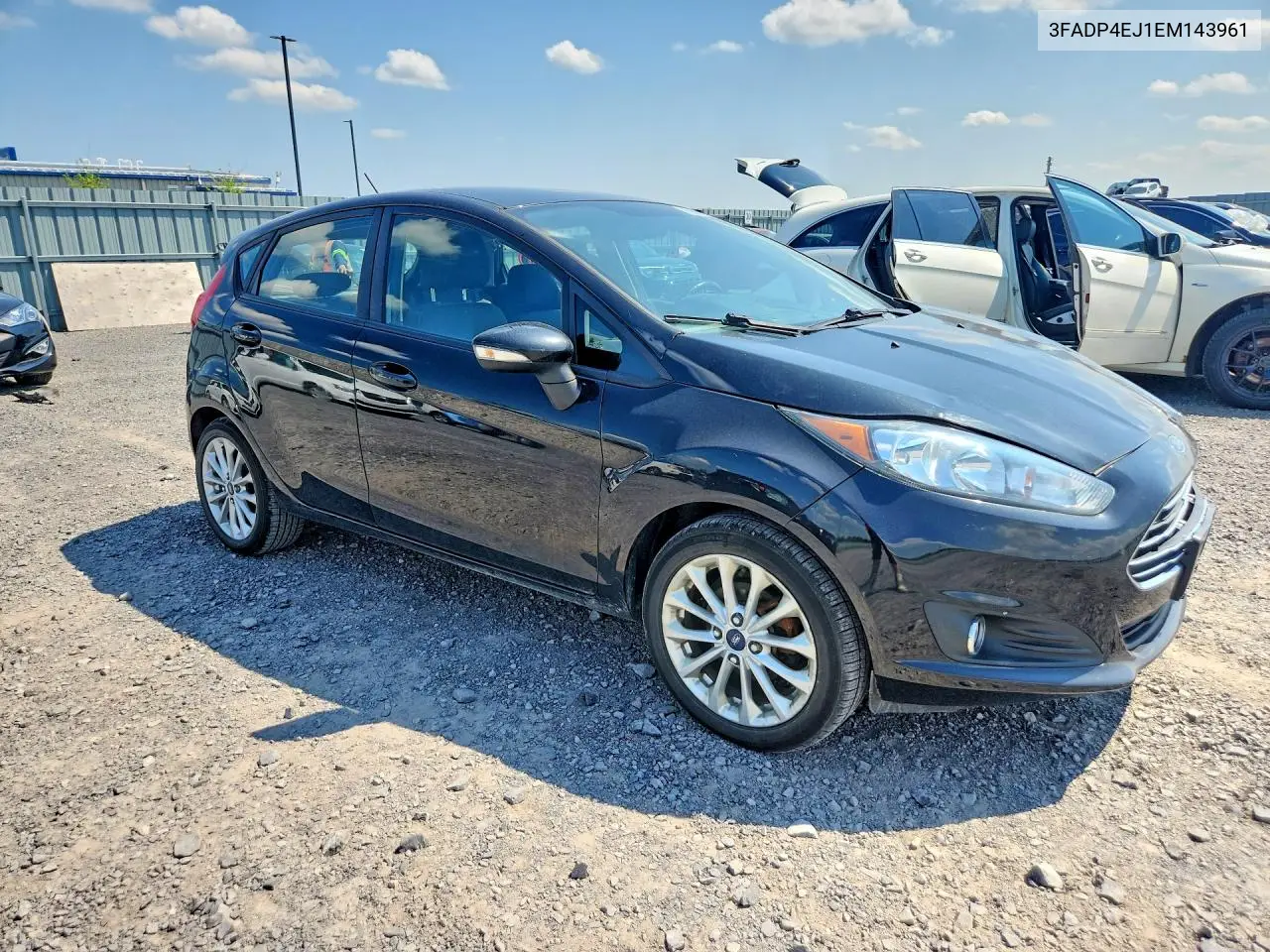 2014 Ford Fiesta Se VIN: 3FADP4EJ1EM143961 Lot: 59997096