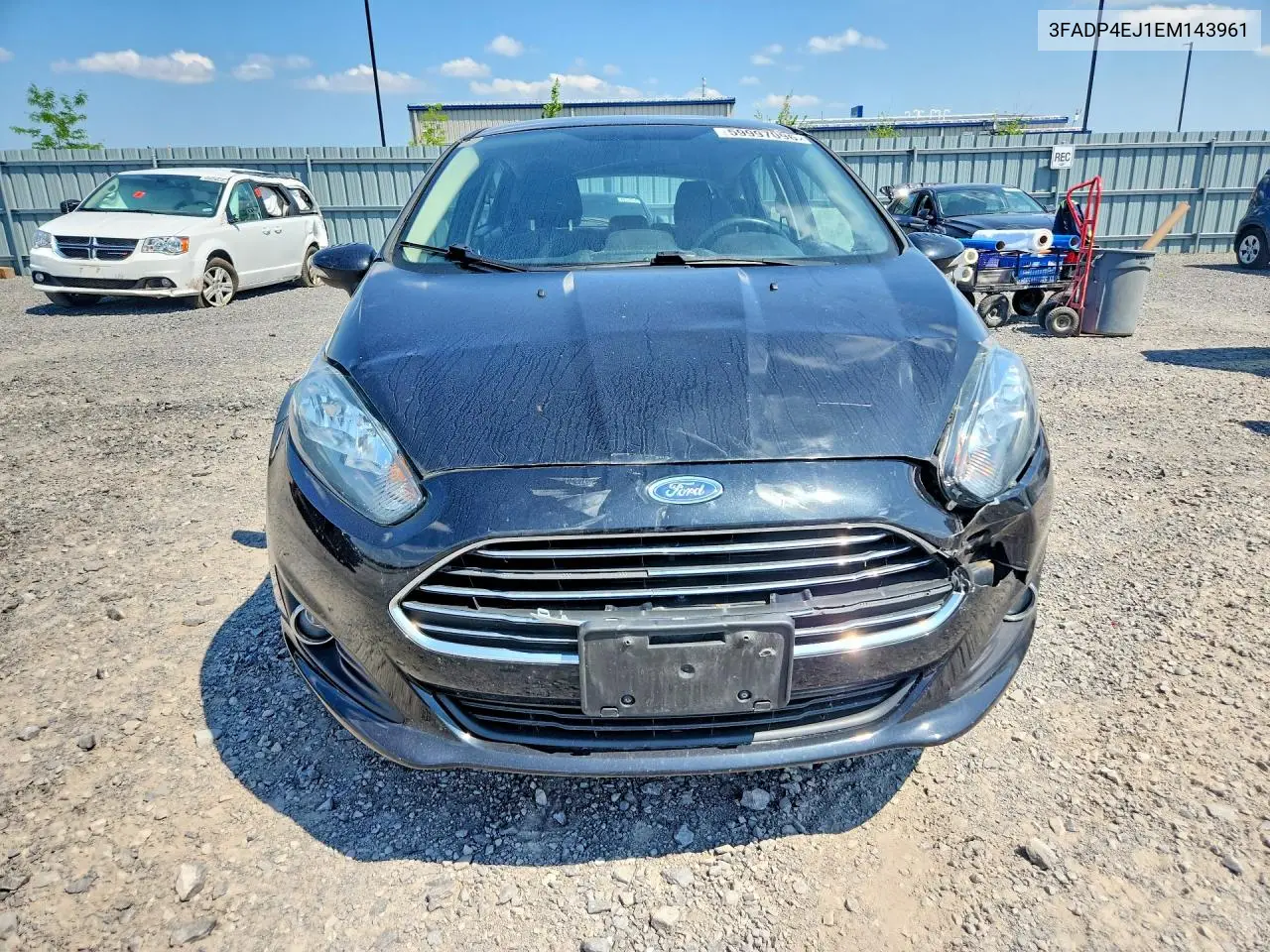 2014 Ford Fiesta Se VIN: 3FADP4EJ1EM143961 Lot: 59997096