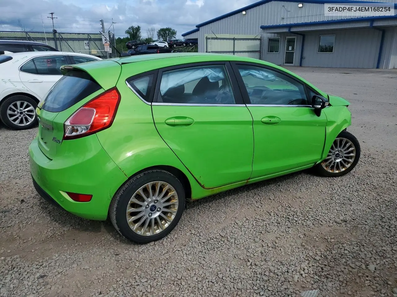 2014 Ford Fiesta Titanium VIN: 3FADP4FJ4EM168254 Lot: 60372526