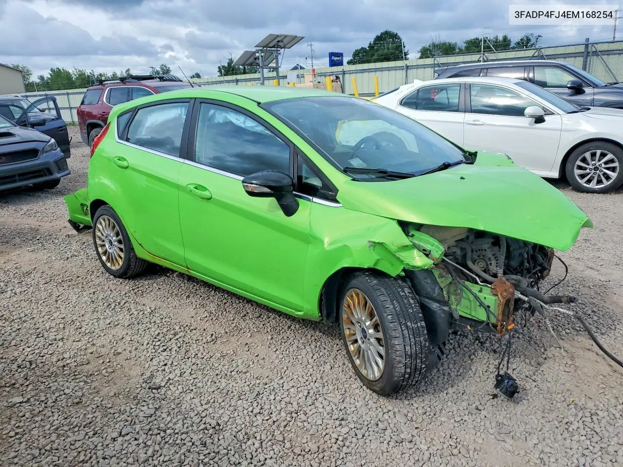 2014 Ford Fiesta Titanium VIN: 3FADP4FJ4EM168254 Lot: 60372526