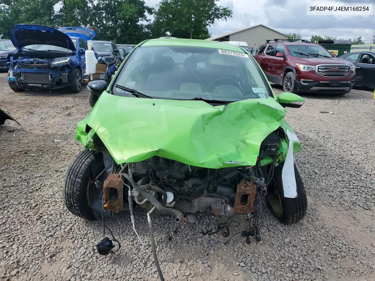 2014 Ford Fiesta Titanium VIN: 3FADP4FJ4EM168254 Lot: 60372526
