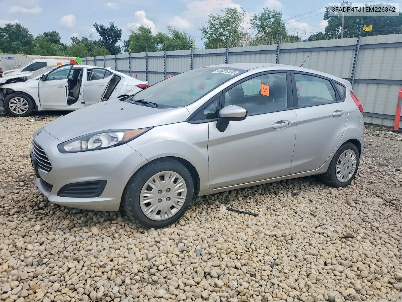 2014 Ford Fiesta S VIN: 3FADP4TJ1EM226342 Lot: 60414386