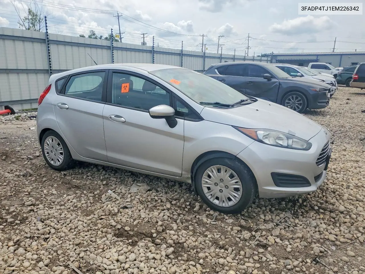 2014 Ford Fiesta S VIN: 3FADP4TJ1EM226342 Lot: 60414386