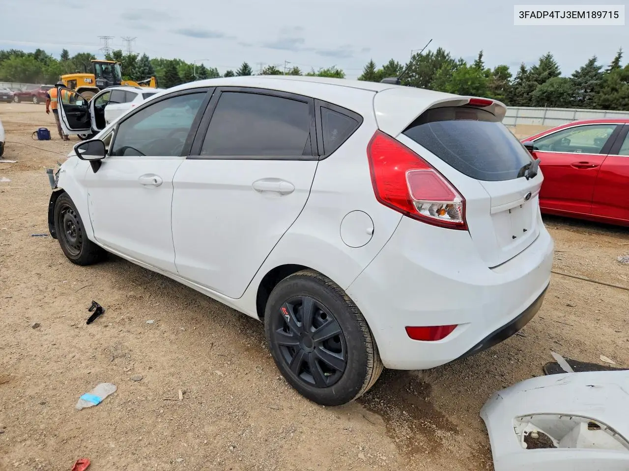 2014 Ford Fiesta S VIN: 3FADP4TJ3EM189715 Lot: 60501236