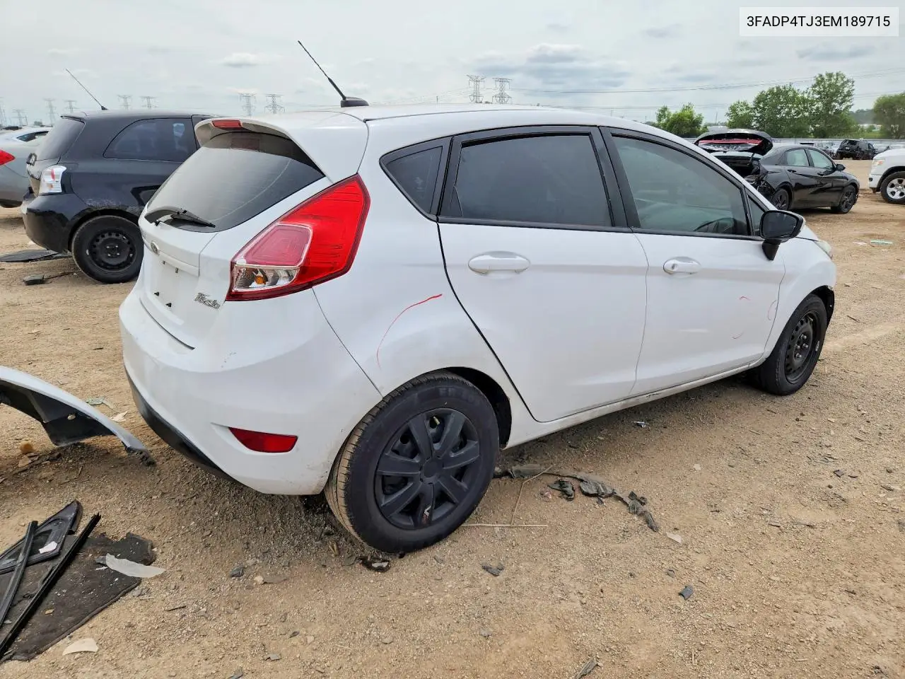 2014 Ford Fiesta S VIN: 3FADP4TJ3EM189715 Lot: 60501236