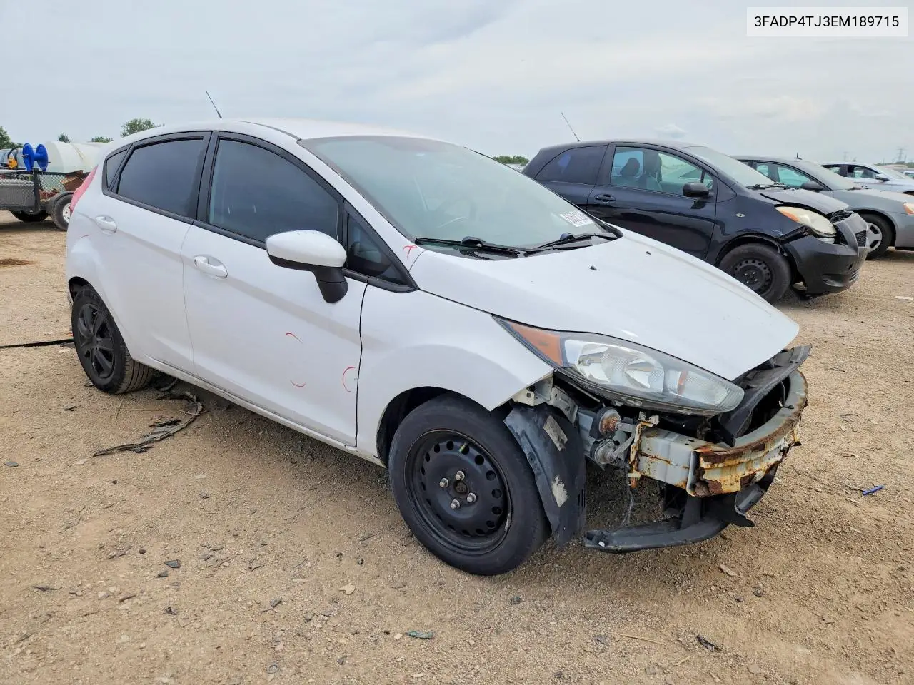 2014 Ford Fiesta S VIN: 3FADP4TJ3EM189715 Lot: 60501236