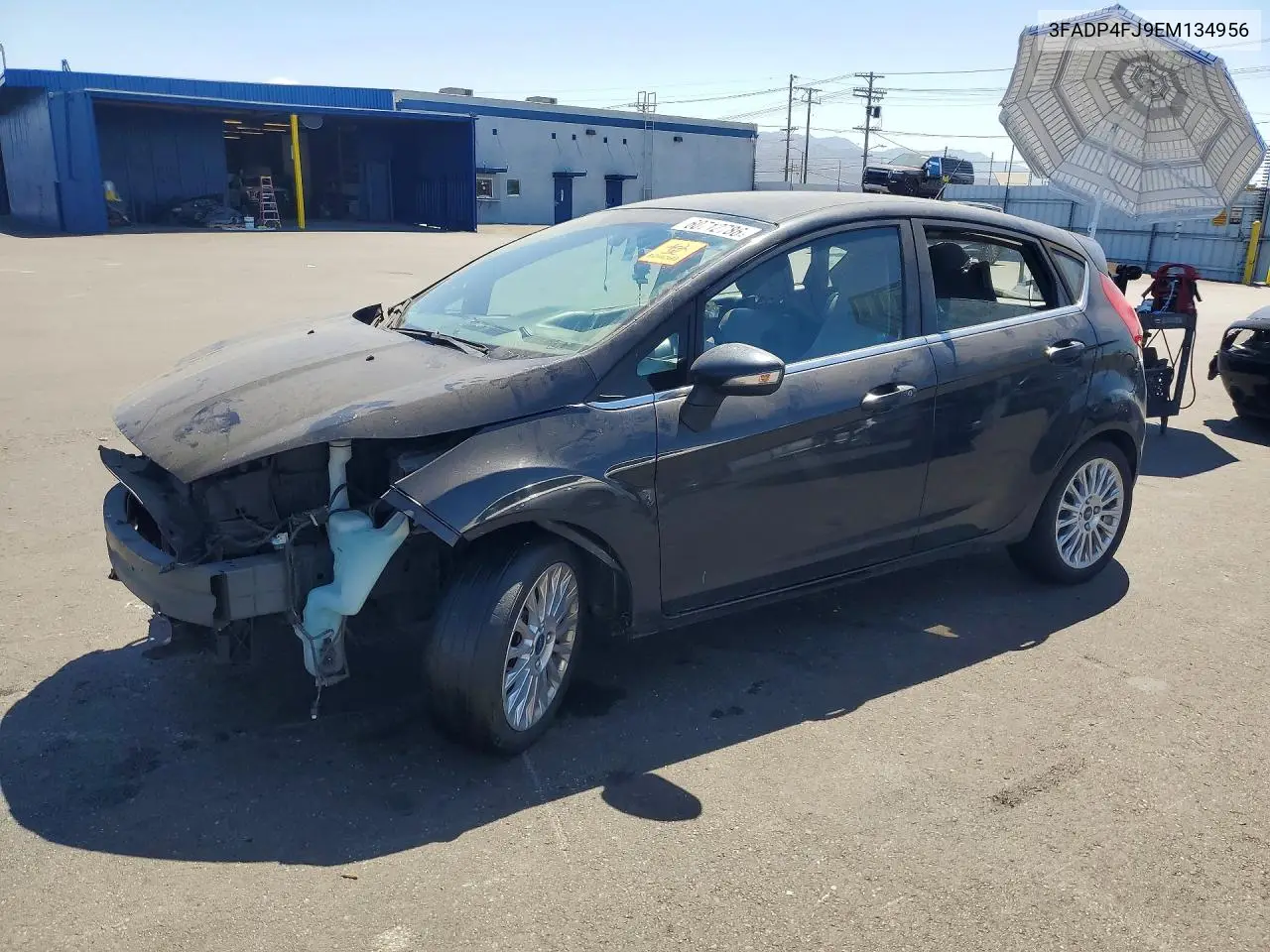 2014 Ford Fiesta Titanium VIN: 3FADP4FJ9EM134956 Lot: 60712786