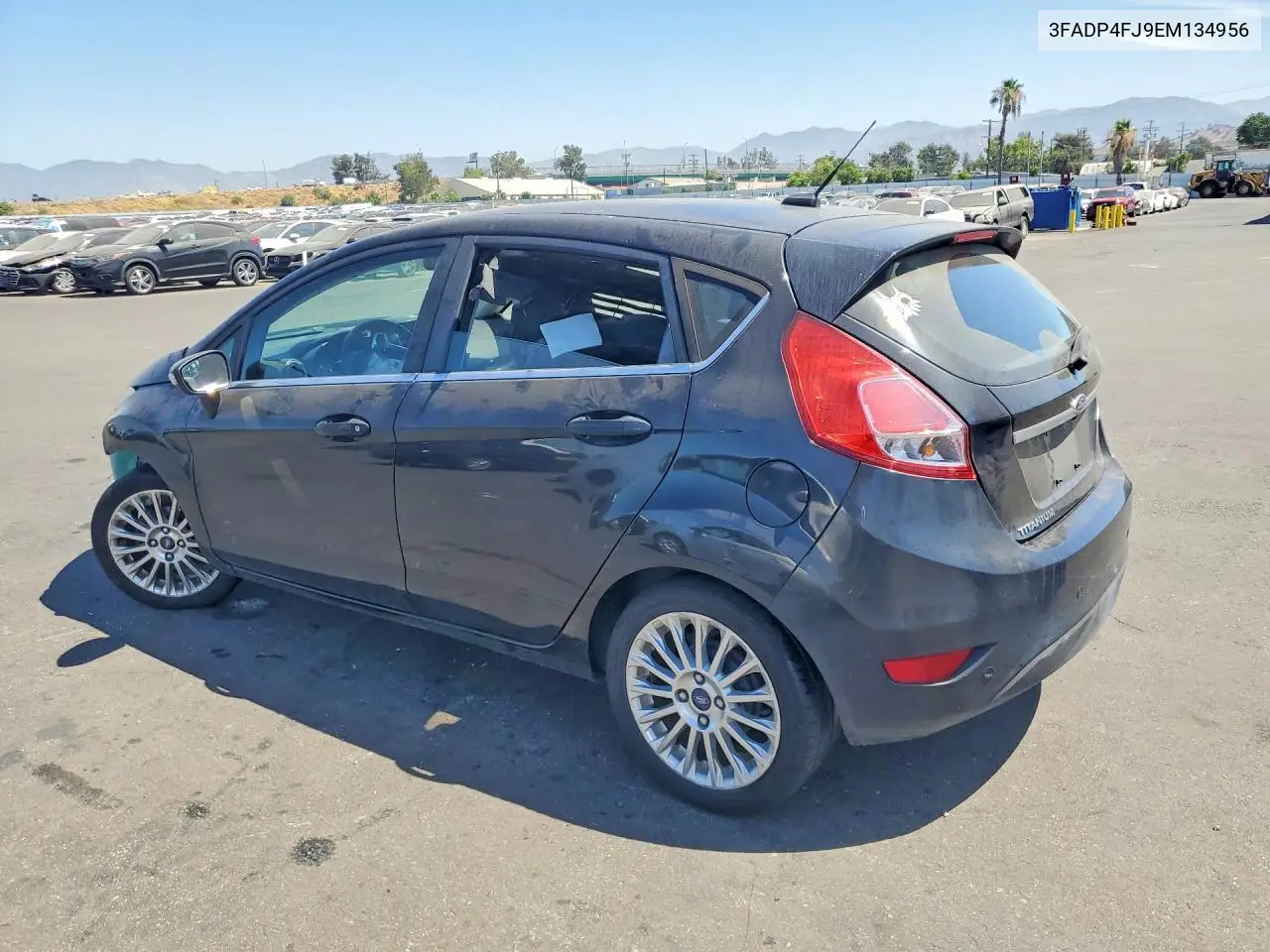 2014 Ford Fiesta Titanium VIN: 3FADP4FJ9EM134956 Lot: 60712786