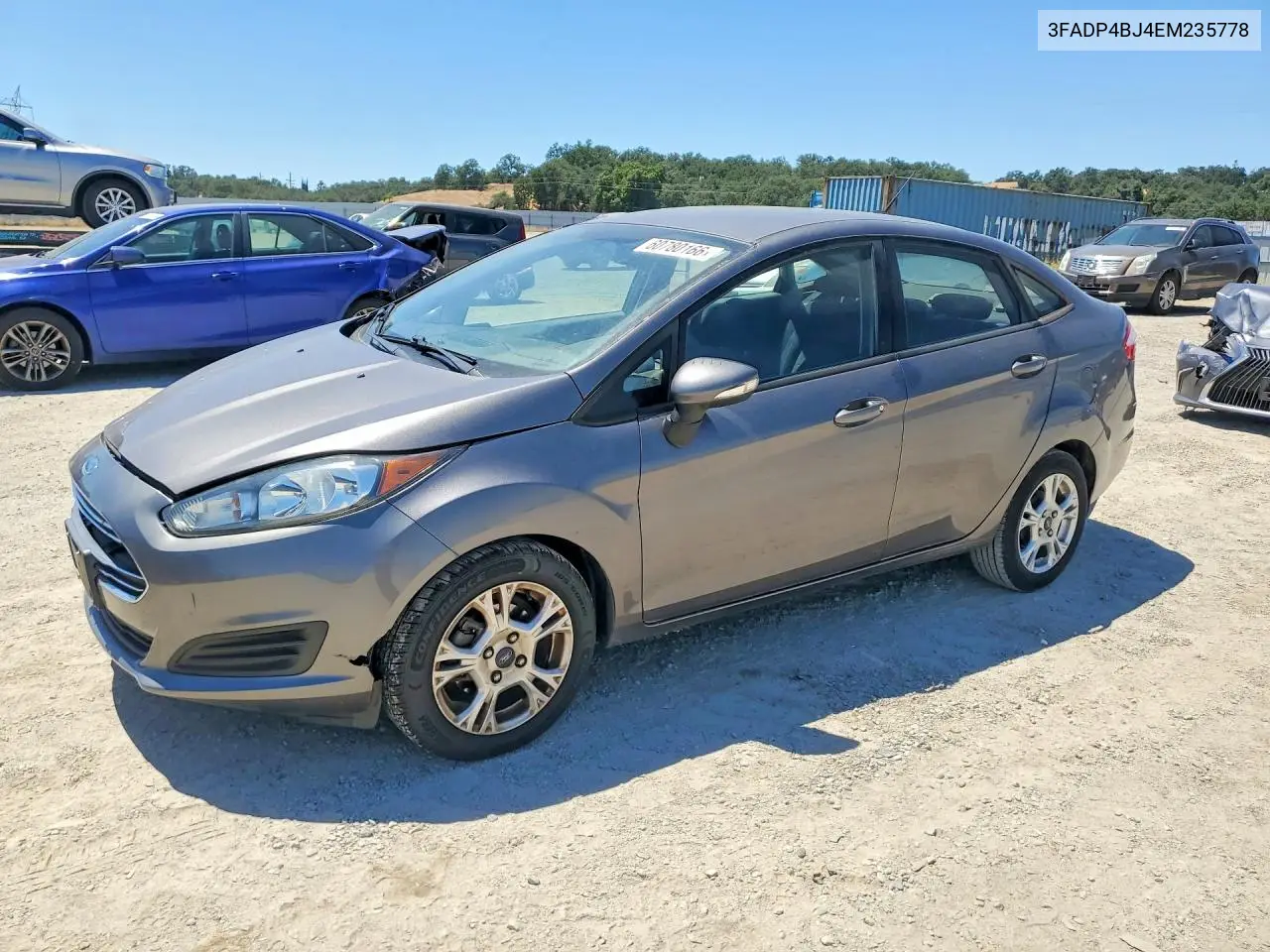 2014 Ford Fiesta Se VIN: 3FADP4BJ4EM235778 Lot: 60780166