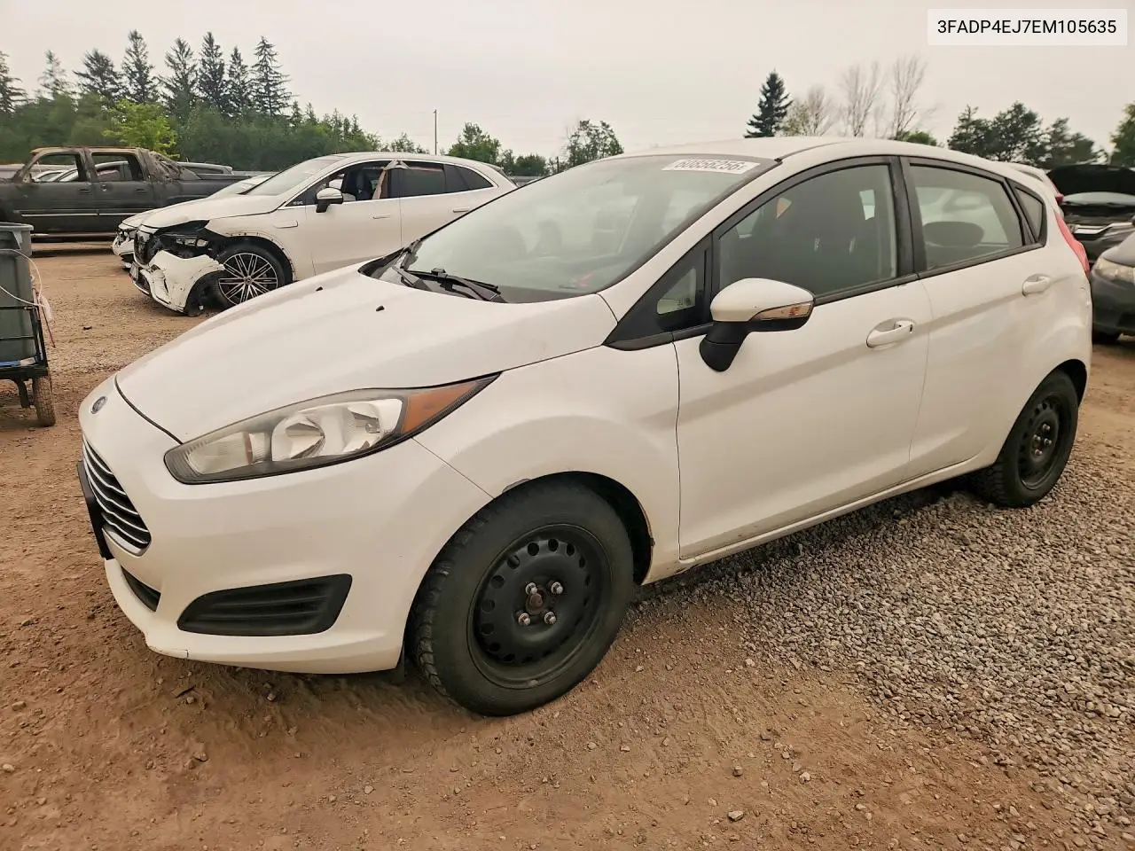 2014 Ford Fiesta Se VIN: 3FADP4EJ7EM105635 Lot: 60856256