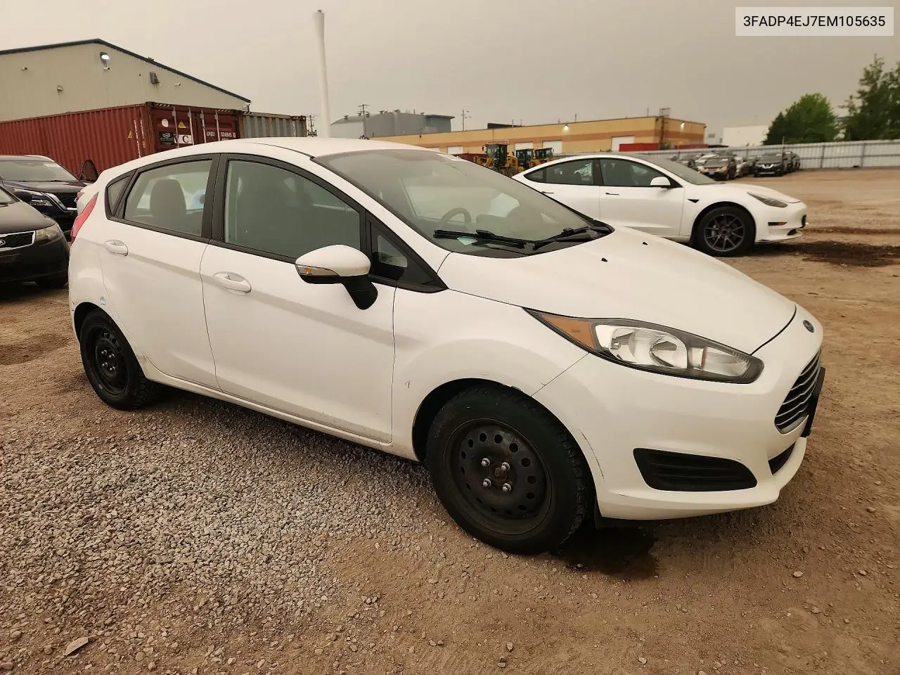 2014 Ford Fiesta Se VIN: 3FADP4EJ7EM105635 Lot: 60856256