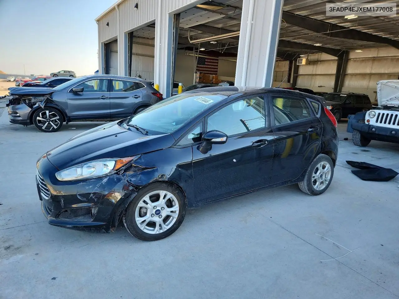 2014 Ford Fiesta Se VIN: 3FADP4EJXEM177008 Lot: 61174446