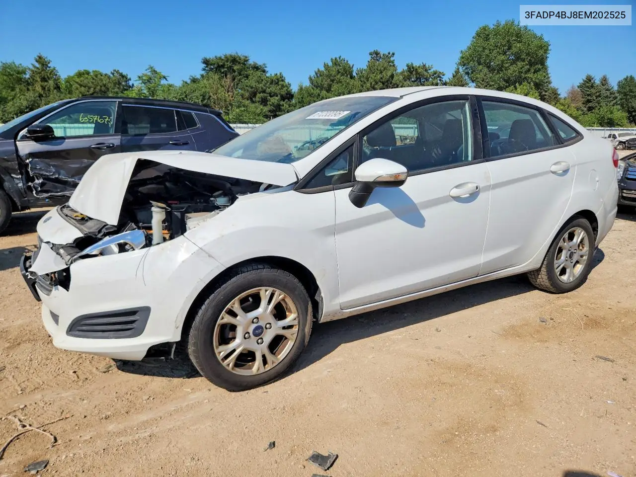 2014 Ford Fiesta Se VIN: 3FADP4BJ8EM202525 Lot: 61233096