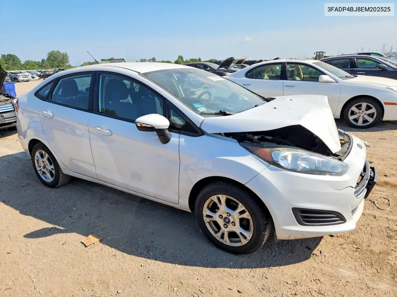 2014 Ford Fiesta Se VIN: 3FADP4BJ8EM202525 Lot: 61233096