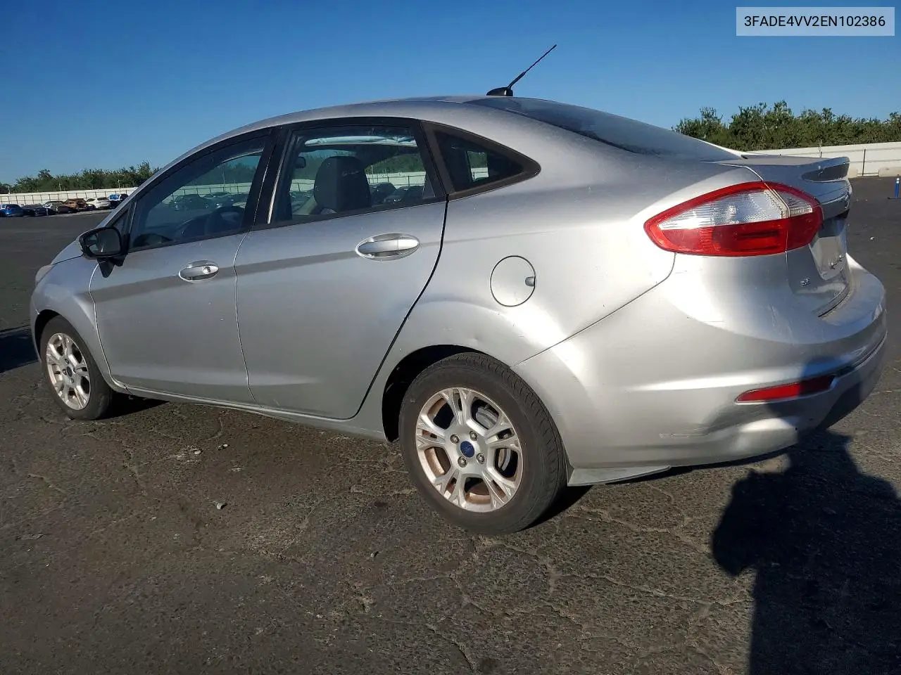 2014 Ford Fiesta VIN: 3FADP4BJ2EM102386 Lot: 61540046