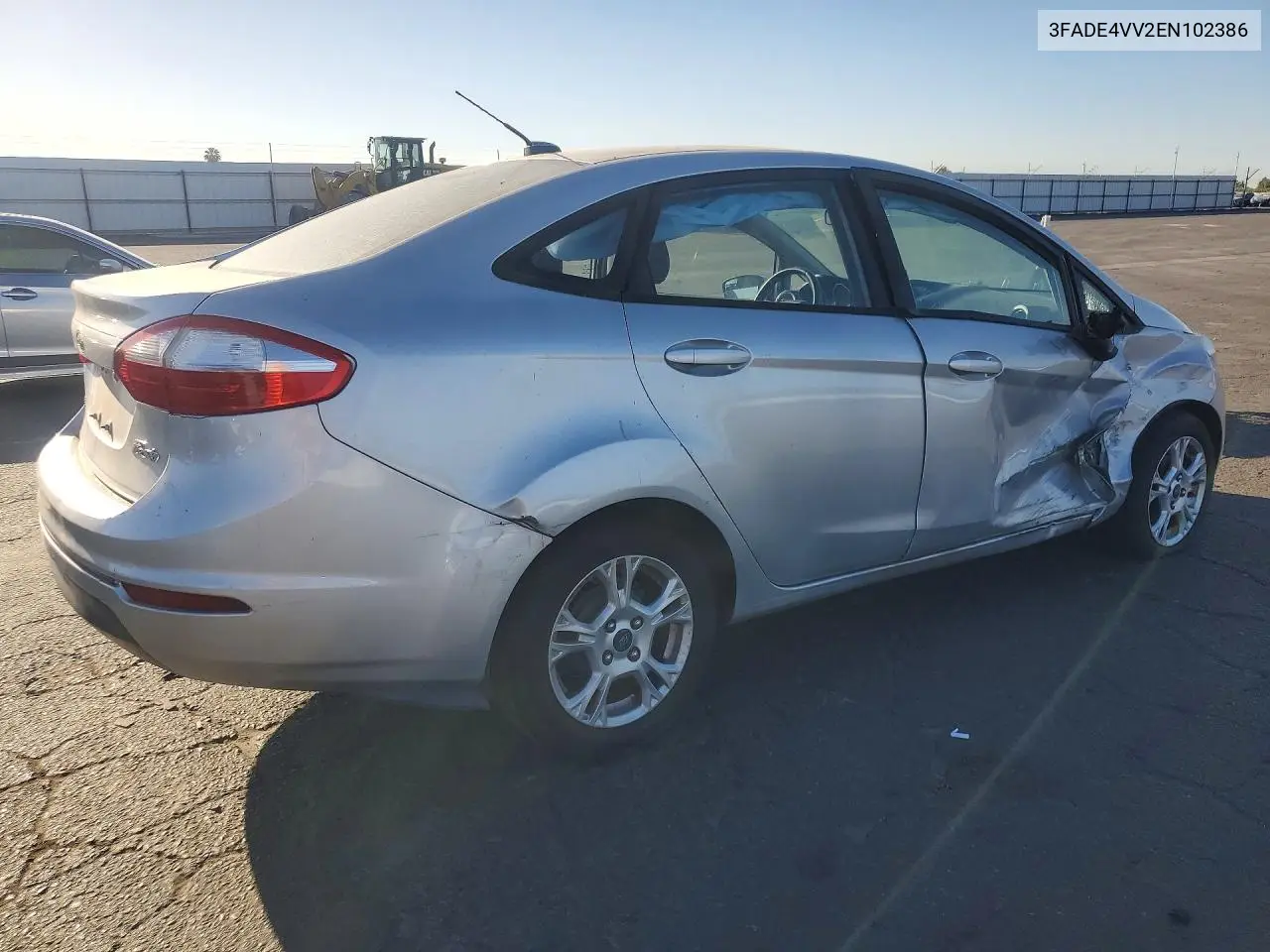 2014 Ford Fiesta VIN: 3FADP4BJ2EM102386 Lot: 61540046
