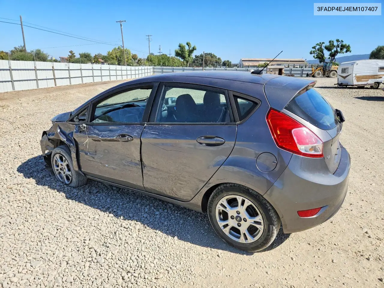 2014 Ford Fiesta Se VIN: 3FADP4EJ4EM107407 Lot: 61551526