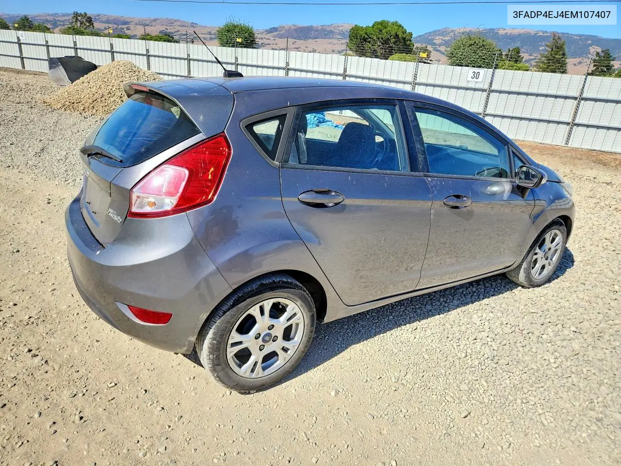 2014 Ford Fiesta Se VIN: 3FADP4EJ4EM107407 Lot: 61551526