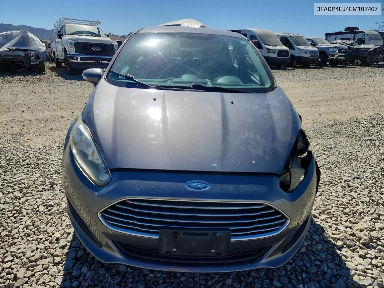 2014 Ford Fiesta Se VIN: 3FADP4EJ4EM107407 Lot: 61551526