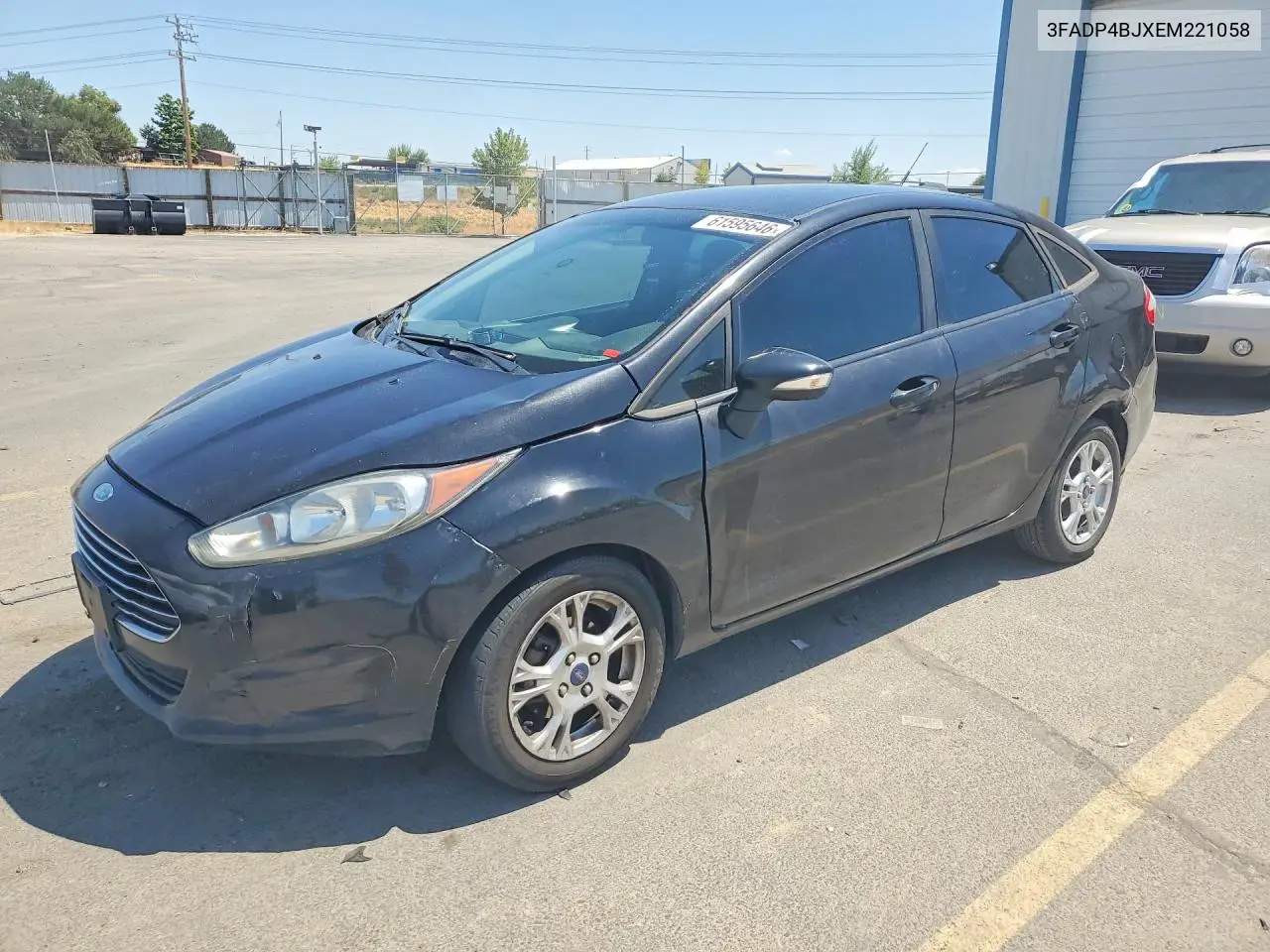 2014 Ford Fiesta Se VIN: 3FADP4BJXEM221058 Lot: 61595646