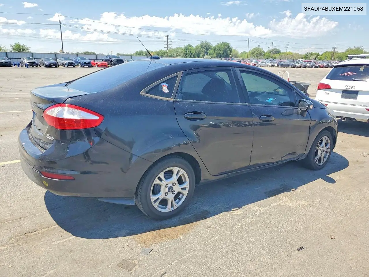 2014 Ford Fiesta Se VIN: 3FADP4BJXEM221058 Lot: 61595646
