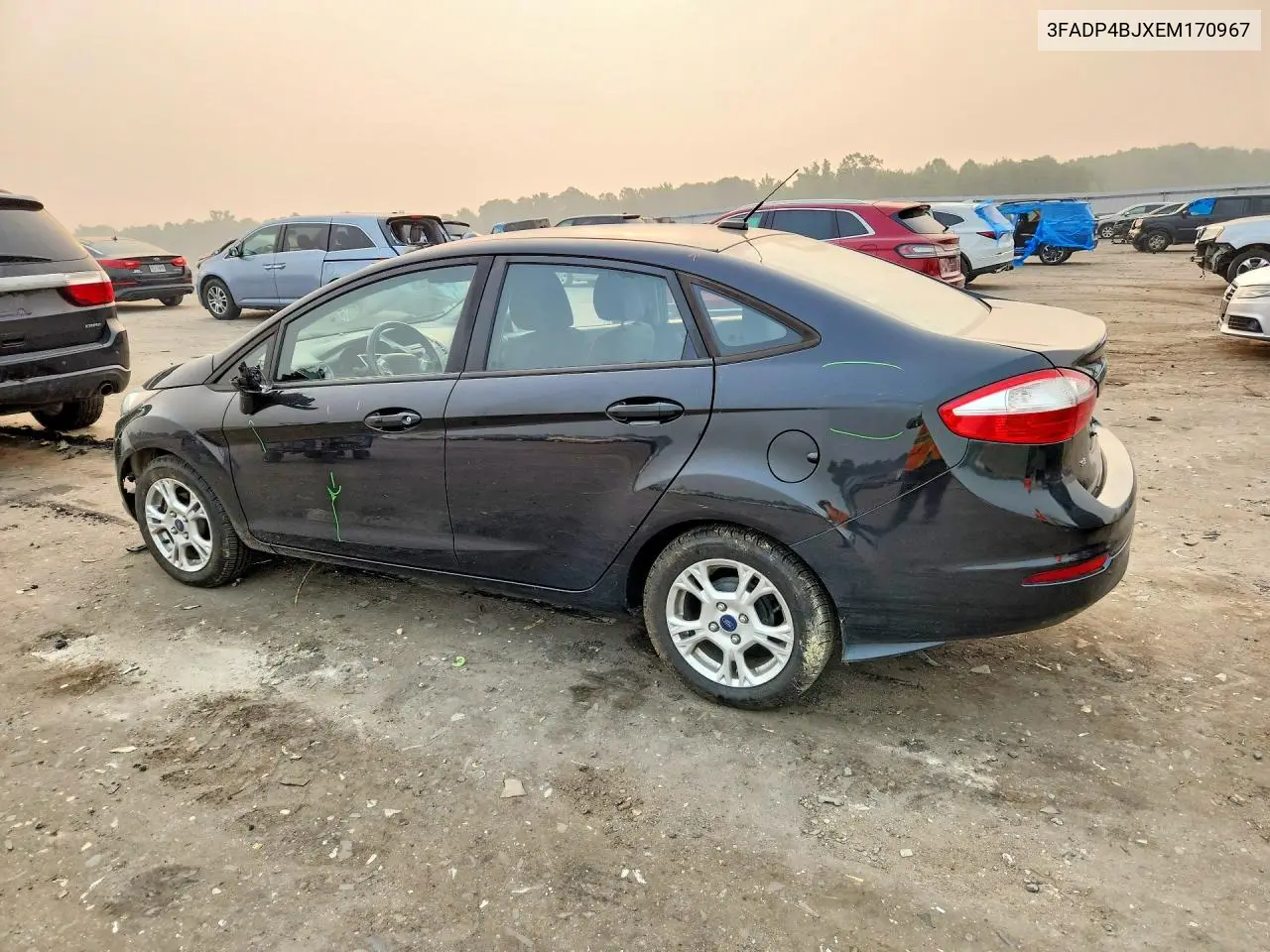 2014 Ford Fiesta Se VIN: 3FADP4BJXEM170967 Lot: 61669076