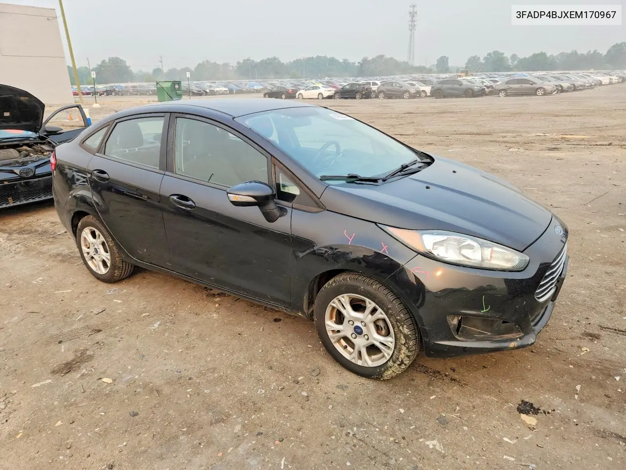 2014 Ford Fiesta Se VIN: 3FADP4BJXEM170967 Lot: 61669076