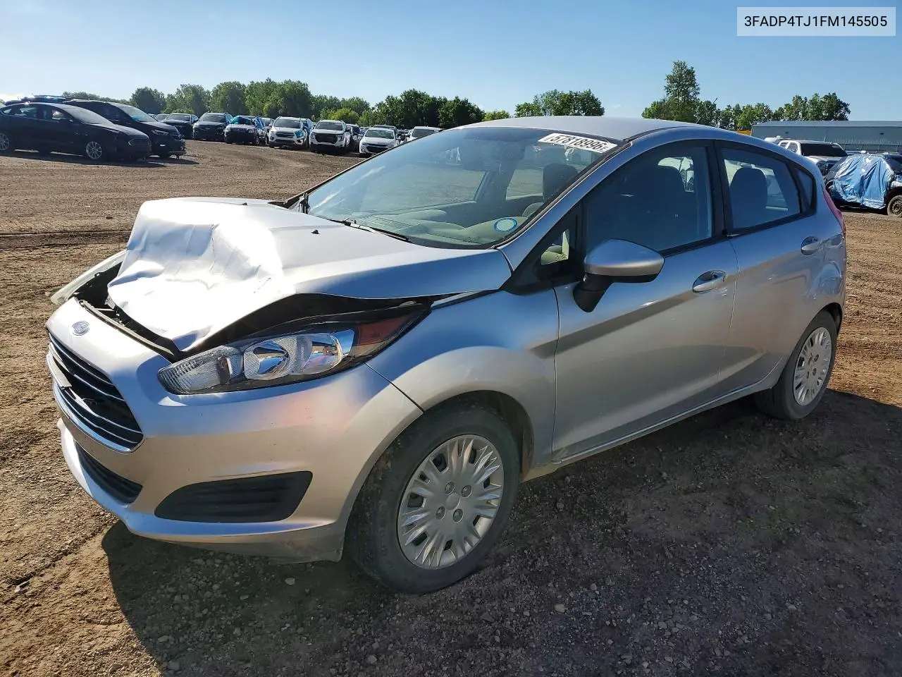2015 Ford Fiesta S VIN: 3FADP4TJ1FM145505 Lot: 57818996