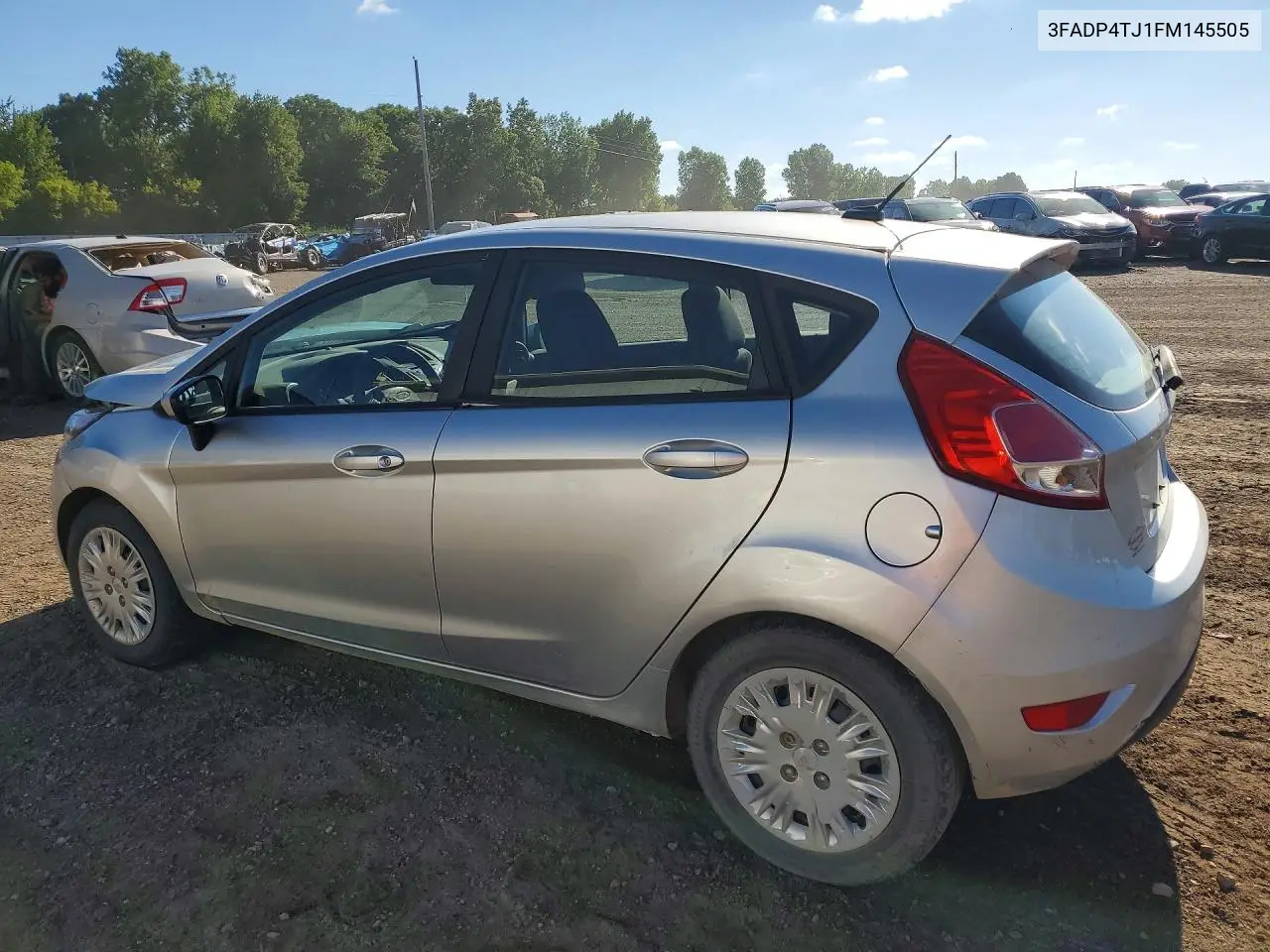 2015 Ford Fiesta S VIN: 3FADP4TJ1FM145505 Lot: 57818996