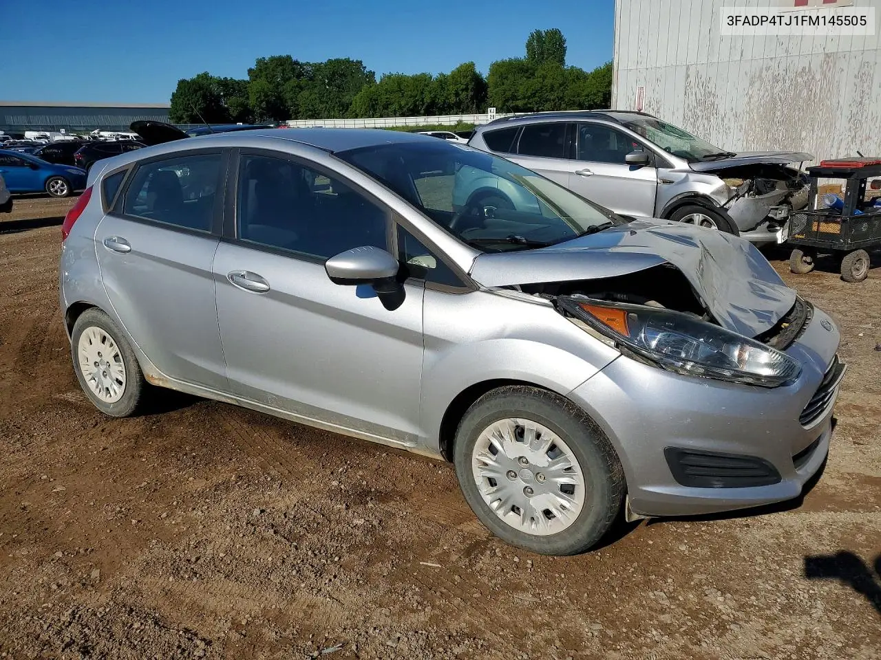 2015 Ford Fiesta S VIN: 3FADP4TJ1FM145505 Lot: 57818996