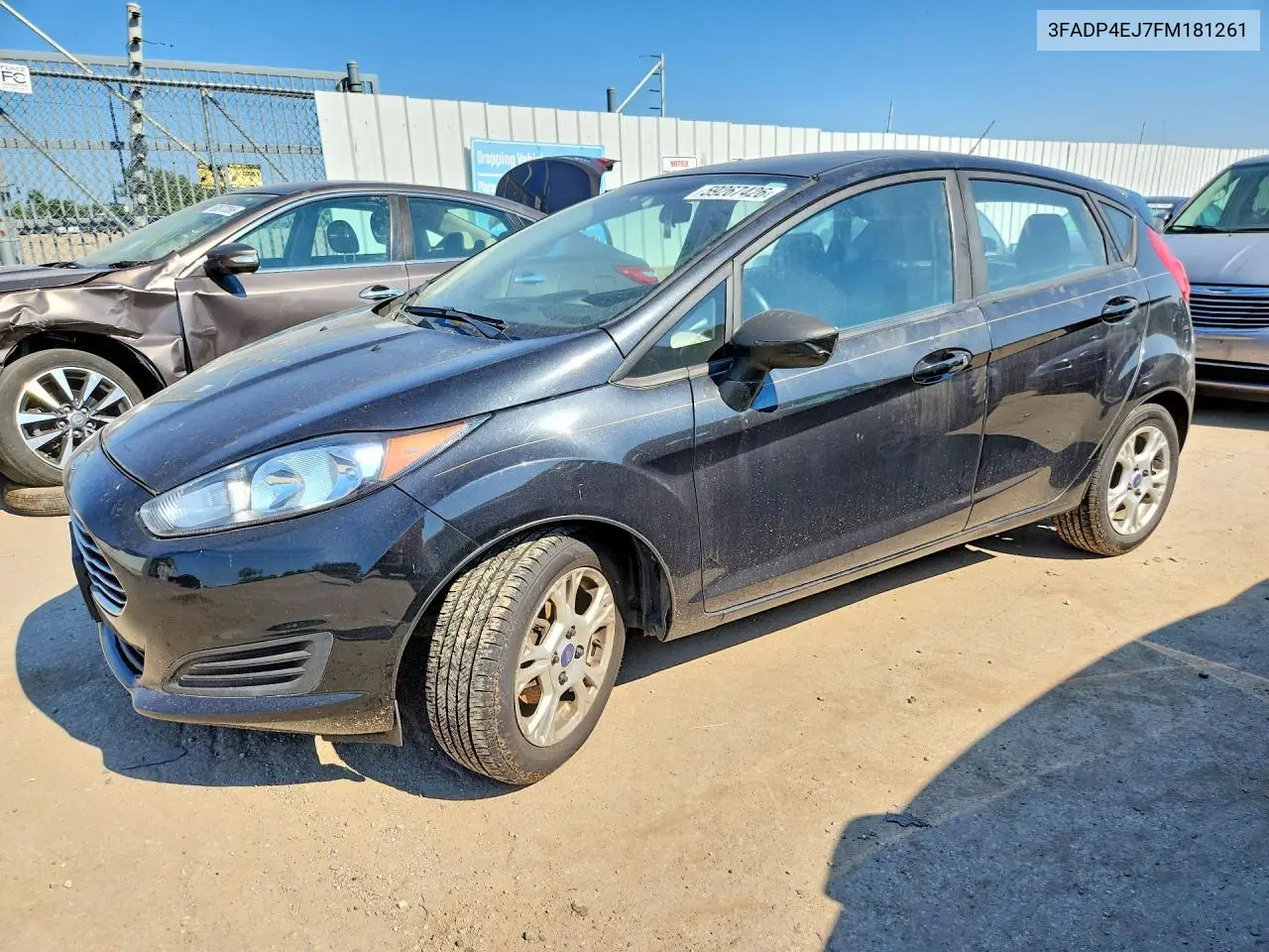 2015 Ford Fiesta Se VIN: 3FADP4EJ7FM181261 Lot: 59267426
