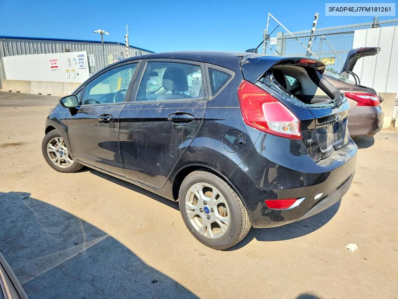 2015 Ford Fiesta Se VIN: 3FADP4EJ7FM181261 Lot: 59267426