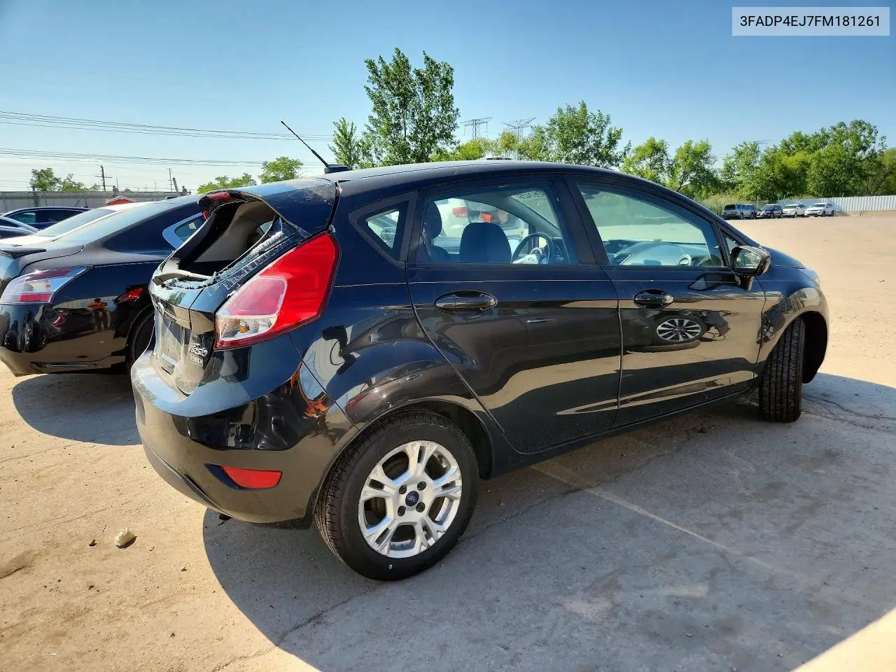 2015 Ford Fiesta Se VIN: 3FADP4EJ7FM181261 Lot: 59267426
