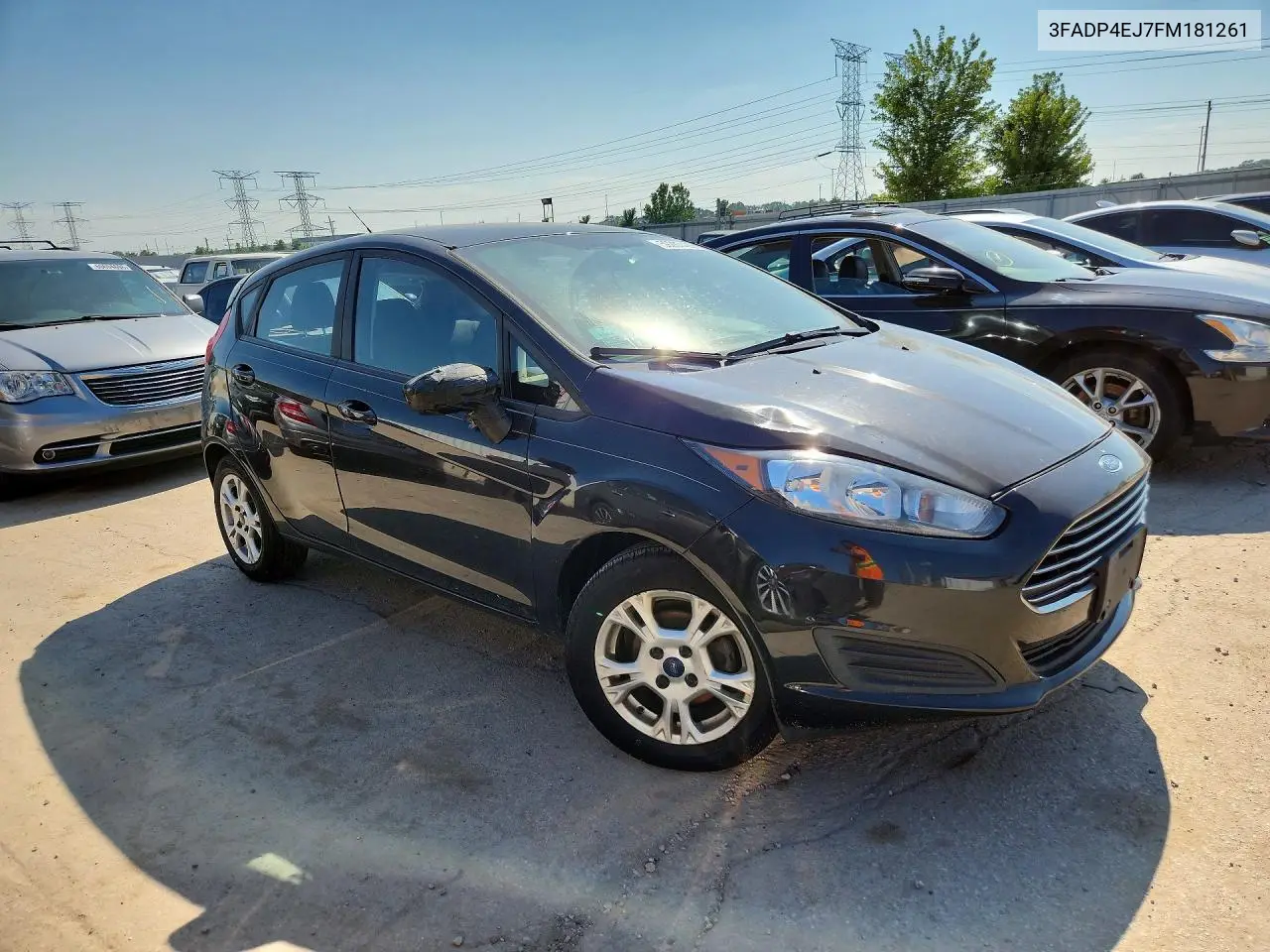 2015 Ford Fiesta Se VIN: 3FADP4EJ7FM181261 Lot: 59267426