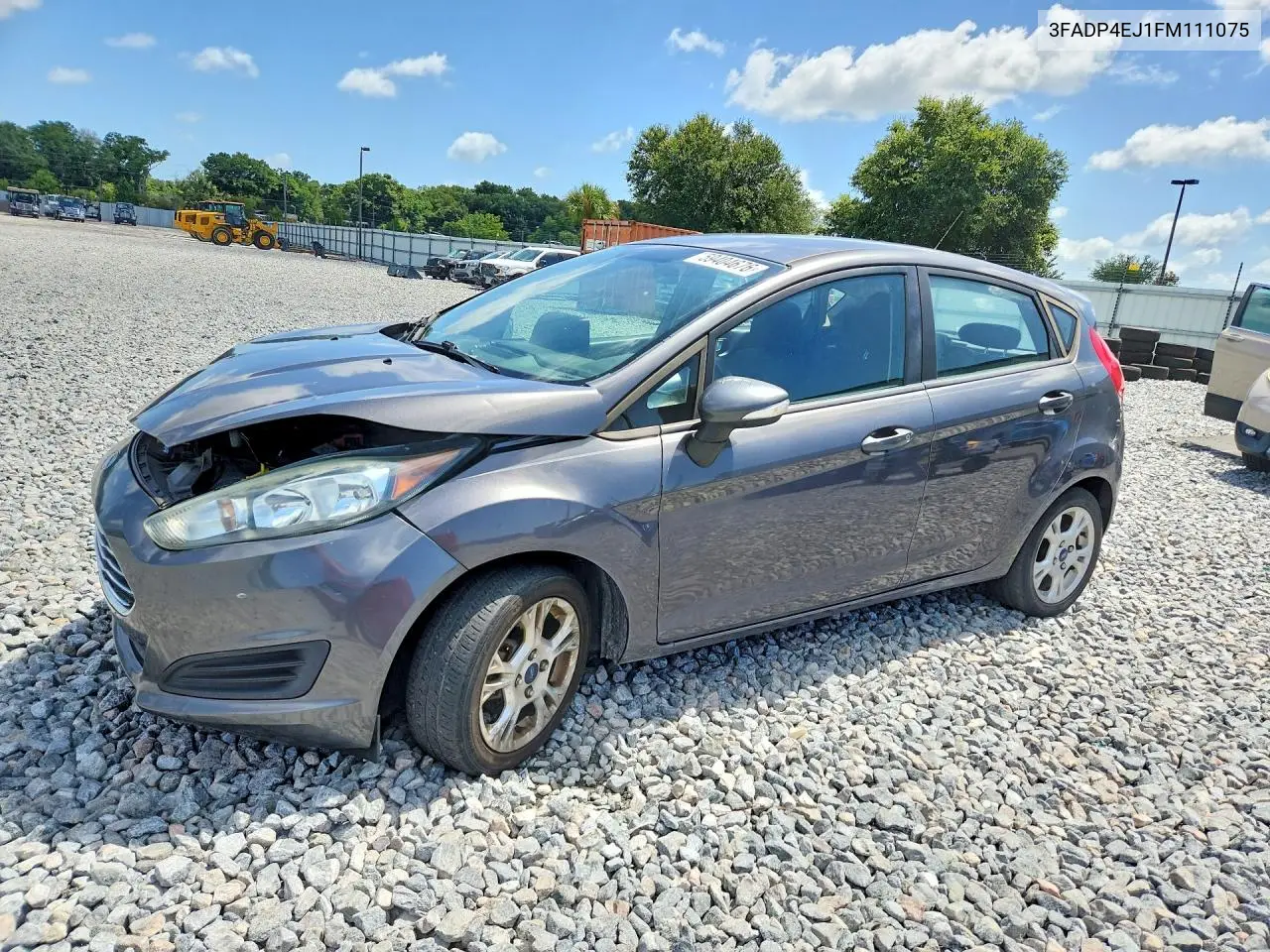 2015 Ford Fiesta Se VIN: 3FADP4EJ1FM111075 Lot: 59404676