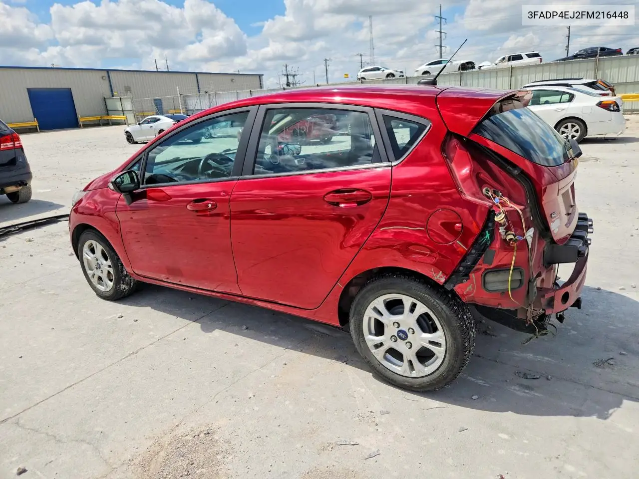 2015 Ford Fiesta Se VIN: 3FADP4EJ2FM216448 Lot: 60834556