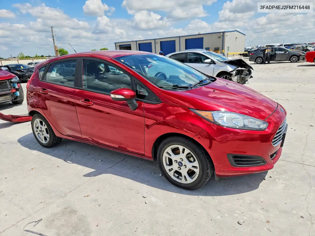 2015 Ford Fiesta Se VIN: 3FADP4EJ2FM216448 Lot: 60834556