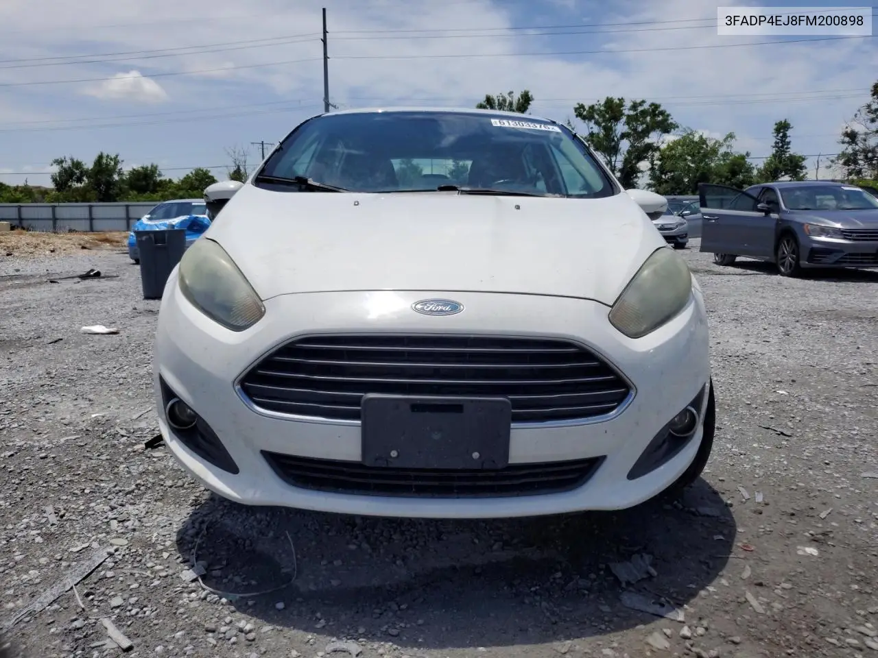 2015 Ford Fiesta Se VIN: 3FADP4EJ8FM200898 Lot: 61303376