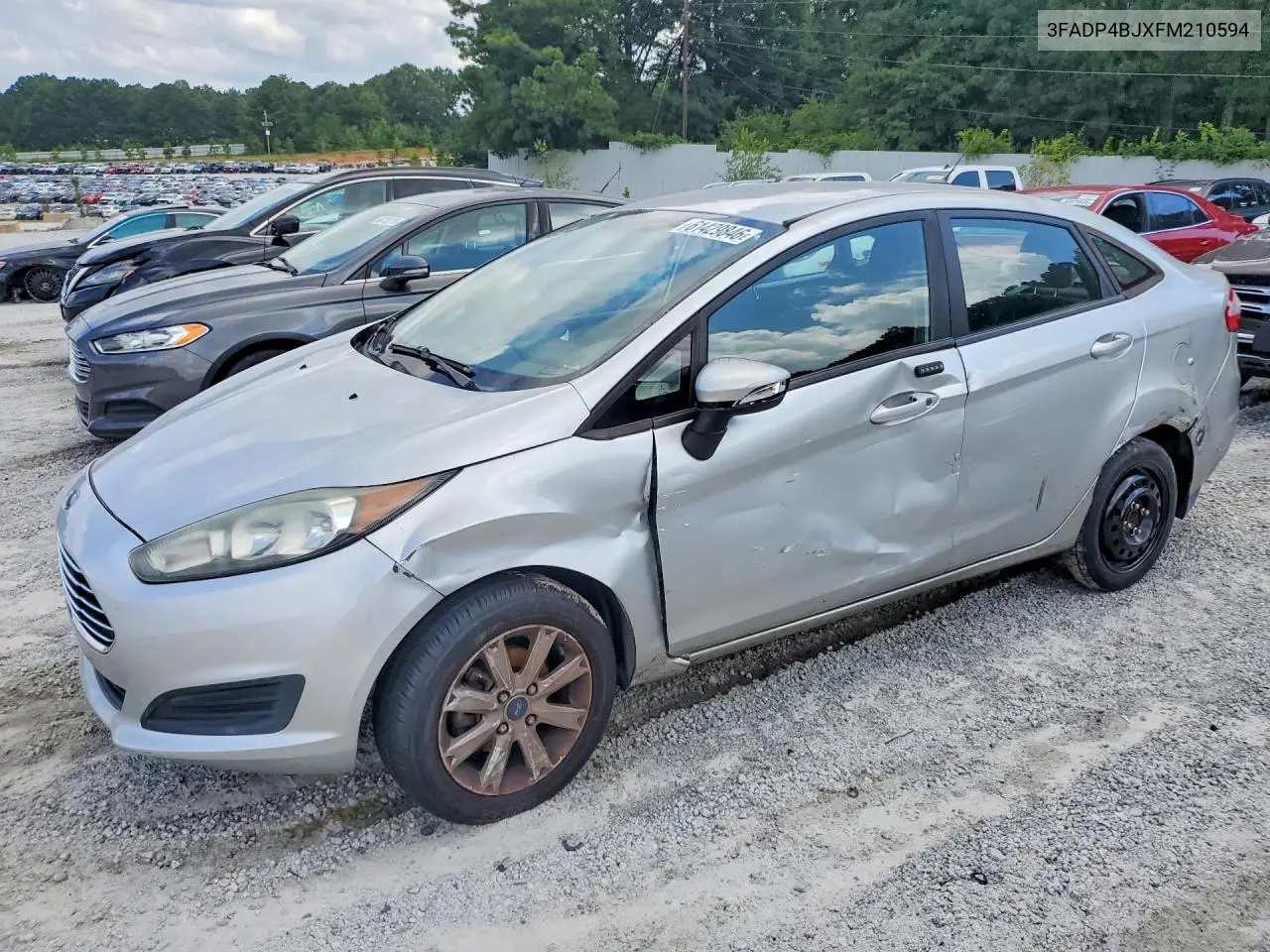 2015 Ford Fiesta Se VIN: 3FADP4BJXFM210594 Lot: 61429846