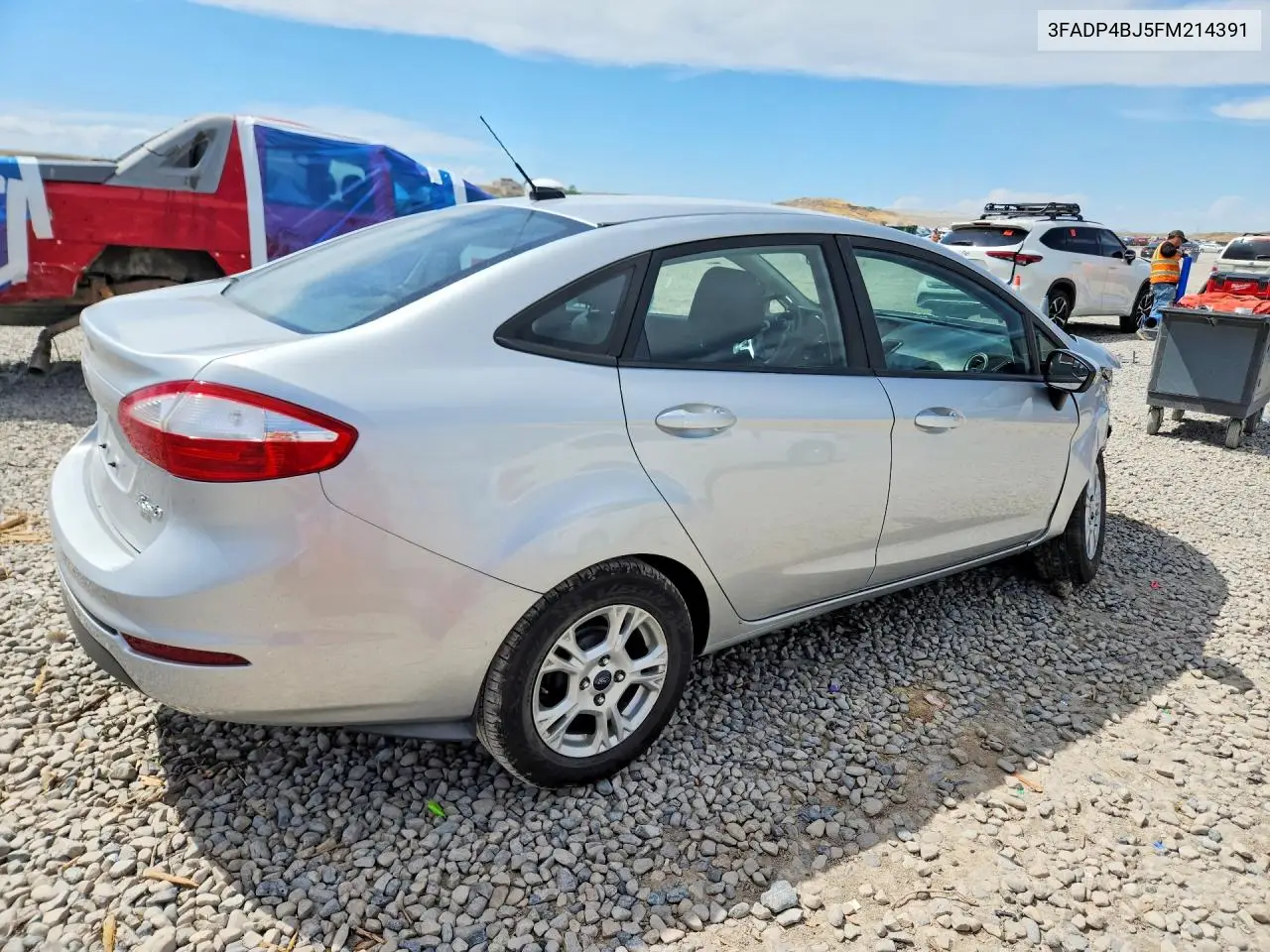 2015 Ford Fiesta Se VIN: 3FADP4BJ5FM214391 Lot: 61554166