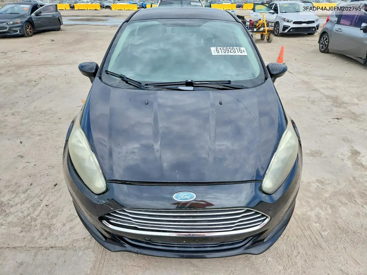 2015 Ford Fiesta S VIN: 3FADP4AJ0FM202795 Lot: 61592016