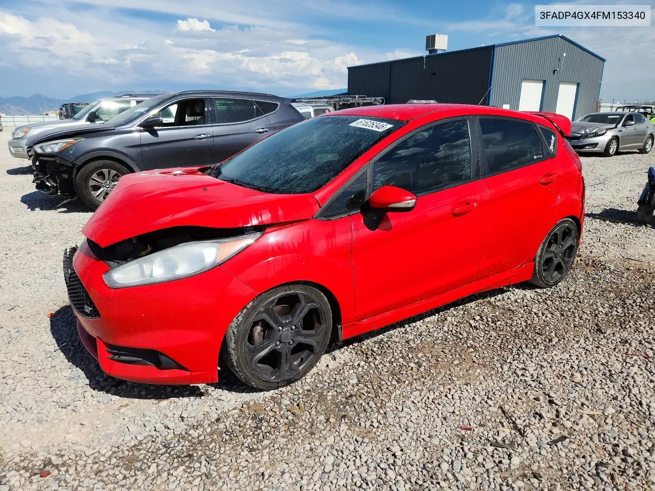 2015 Ford Fiesta St VIN: 3FADP4GX4FM153340 Lot: 61626346